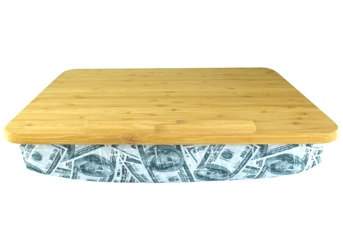 Laptopkissen - Knietablett aus Bambus Dollar